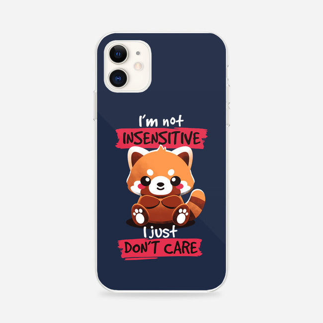 Insensitive Red Panda-iphone snap phone case-NemiMakeit
