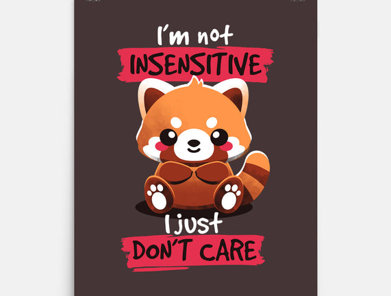 Insensitive Red Panda