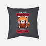 Insensitive Red Panda-none removable cover throw pillow-NemiMakeit