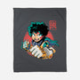 Detroit Smash-none fleece blanket-Corgibutt