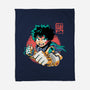 Detroit Smash-none fleece blanket-Corgibutt