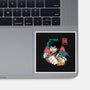 Detroit Smash-none glossy sticker-Corgibutt