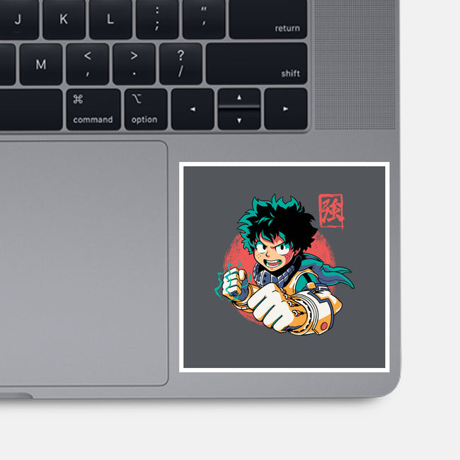 Detroit Smash-none glossy sticker-Corgibutt