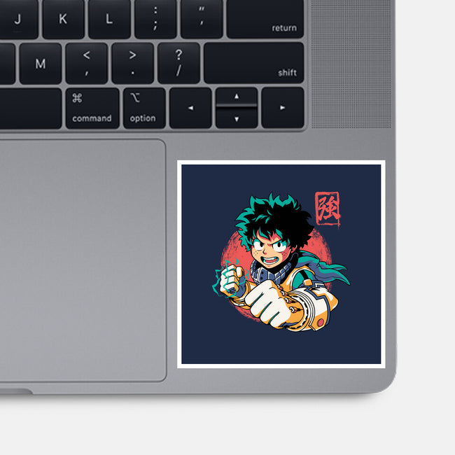 Detroit Smash-none glossy sticker-Corgibutt