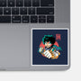 Detroit Smash-none glossy sticker-Corgibutt