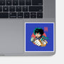 Detroit Smash-none glossy sticker-Corgibutt