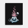 Astro Meditation Roses-none stretched canvas-tobefonseca