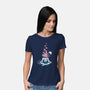 Astro Meditation Roses-womens basic tee-tobefonseca