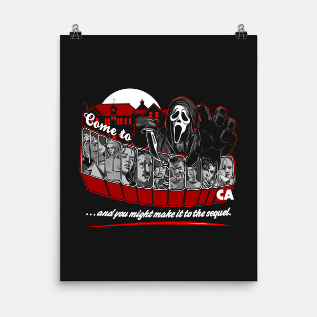Come To Woodsboro-none matte poster-goodidearyan