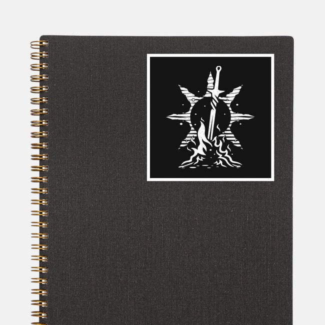 Praise The Bonfire-none glossy sticker-Logozaste