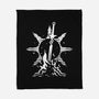 Praise The Bonfire-none fleece blanket-Logozaste