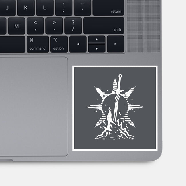 Praise The Bonfire-none glossy sticker-Logozaste