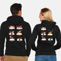Sushi Cat-unisex zip-up sweatshirt-FunkVampire