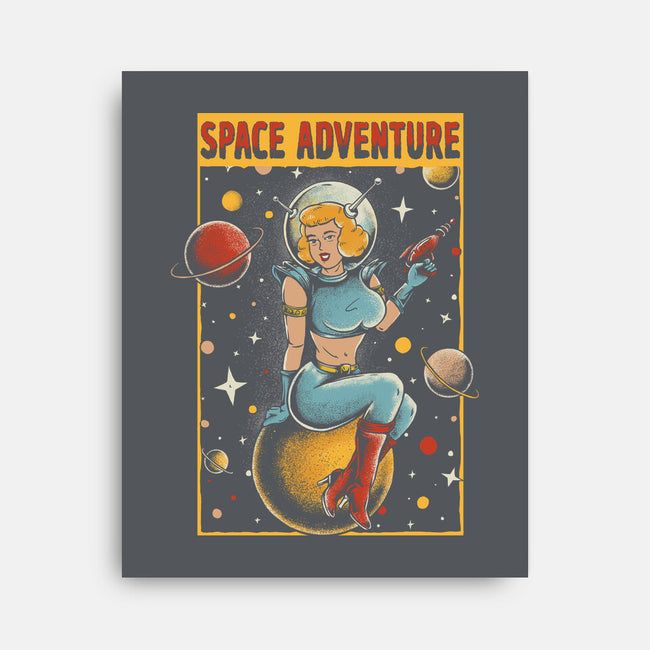 Space Adventure-none stretched canvas-Slikfreakdesign