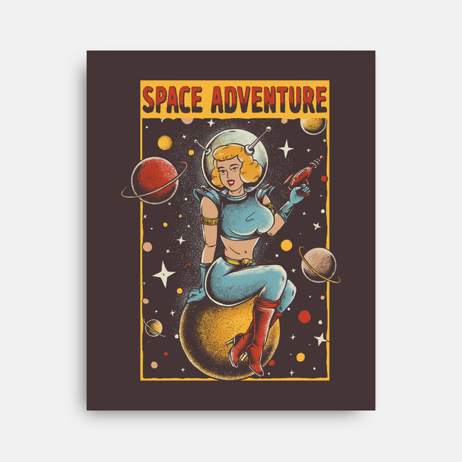Space Adventure-none stretched canvas-Slikfreakdesign