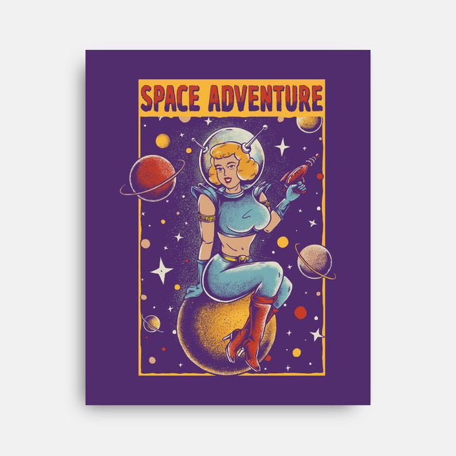 Space Adventure-none stretched canvas-Slikfreakdesign