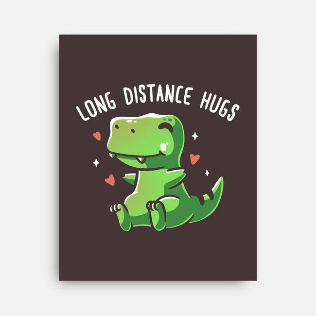 Long Distance Hugs-none stretched canvas-tobefonseca