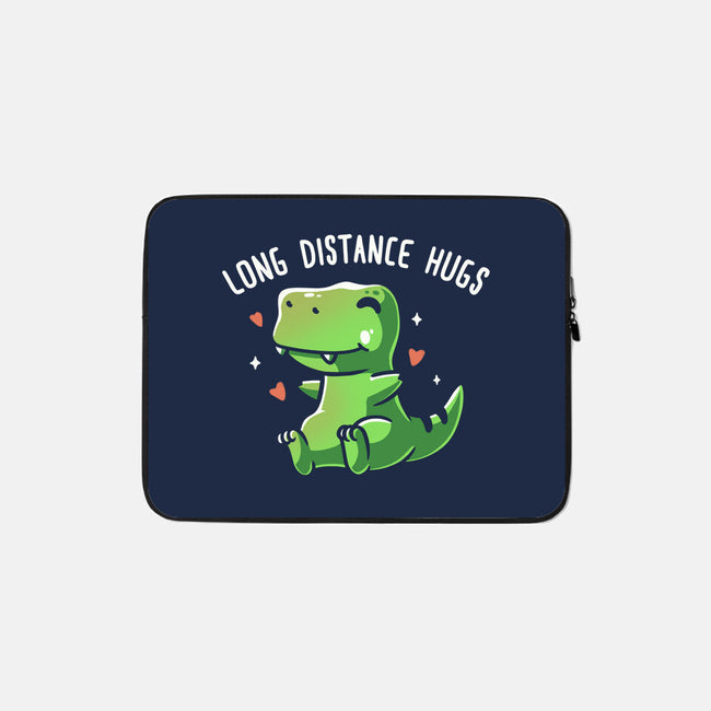 Long Distance Hugs-none zippered laptop sleeve-tobefonseca