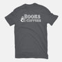 Books And Coffees-womens fitted tee-DrMonekers