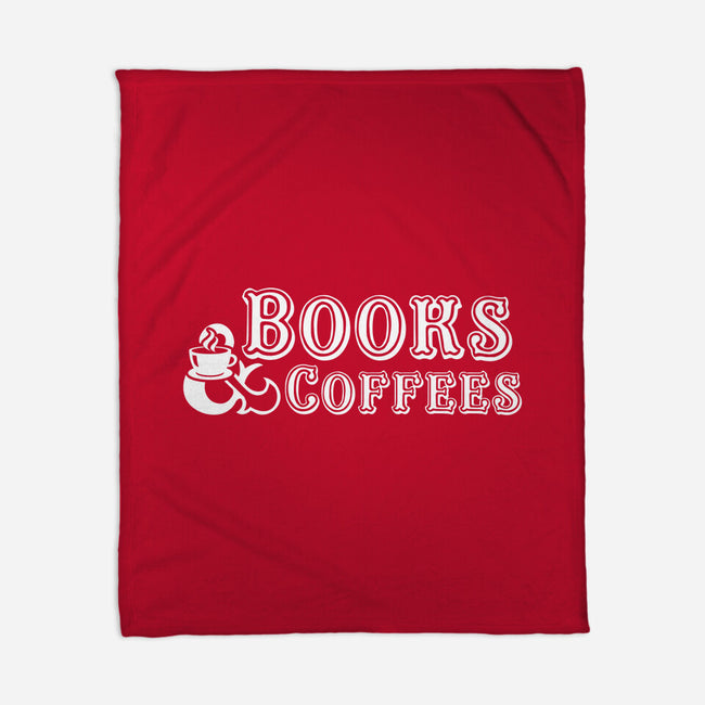 Books And Coffees-none fleece blanket-DrMonekers