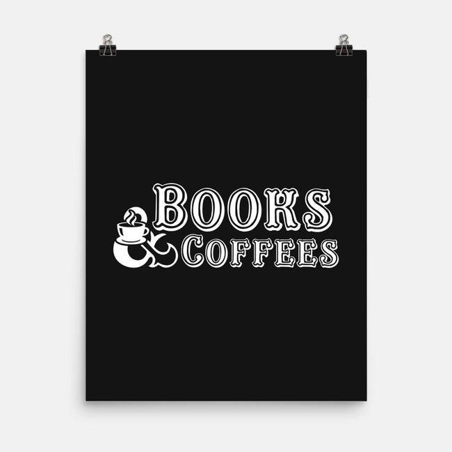 Books And Coffees-none matte poster-DrMonekers