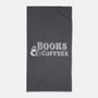 Books And Coffees-none beach towel-DrMonekers