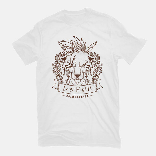 Red XIII Cosmo Canyon-mens heavyweight tee-Alundrart
