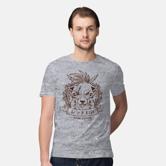 Red XIII Cosmo Canyon-mens premium tee-Alundrart