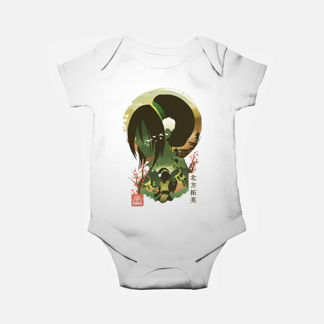 Ukiyo E Earthbender-baby basic onesie-dandingeroz