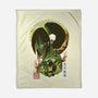 Ukiyo E Earthbender-none fleece blanket-dandingeroz
