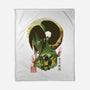 Ukiyo E Earthbender-none fleece blanket-dandingeroz