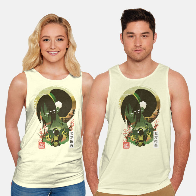 Ukiyo E Earthbender-unisex basic tank-dandingeroz