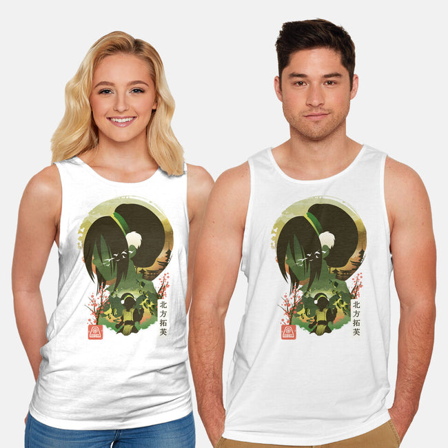 Ukiyo E Earthbender-unisex basic tank-dandingeroz