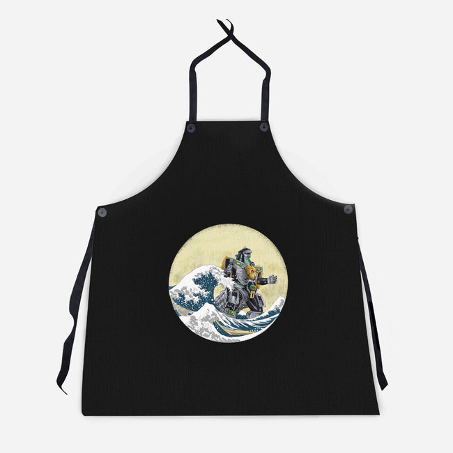 Dragon Wave-unisex kitchen apron-zascanauta