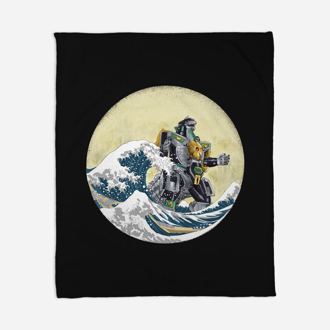 Dragon Wave-none fleece blanket-zascanauta