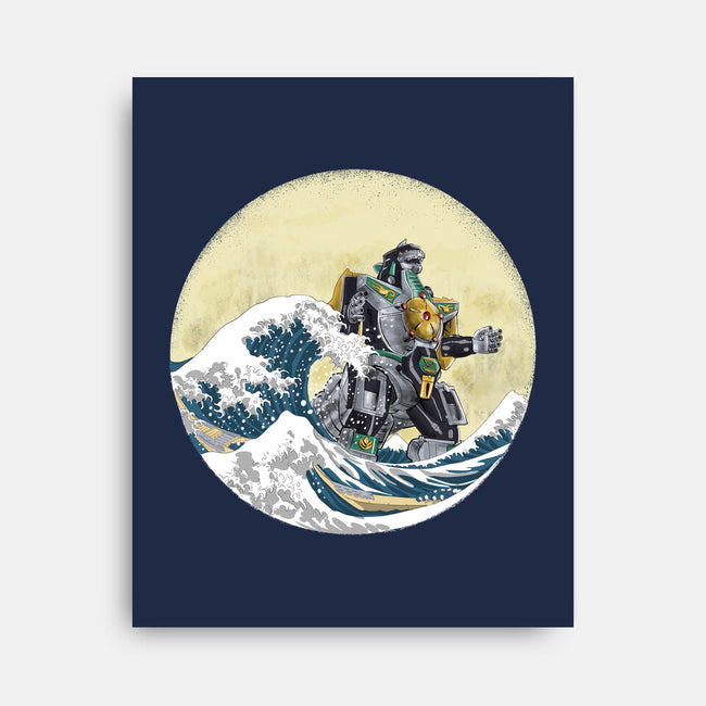 Dragon Wave-none stretched canvas-zascanauta