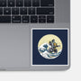 Dragon Wave-none glossy sticker-zascanauta