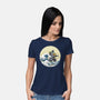Dragon Wave-womens basic tee-zascanauta
