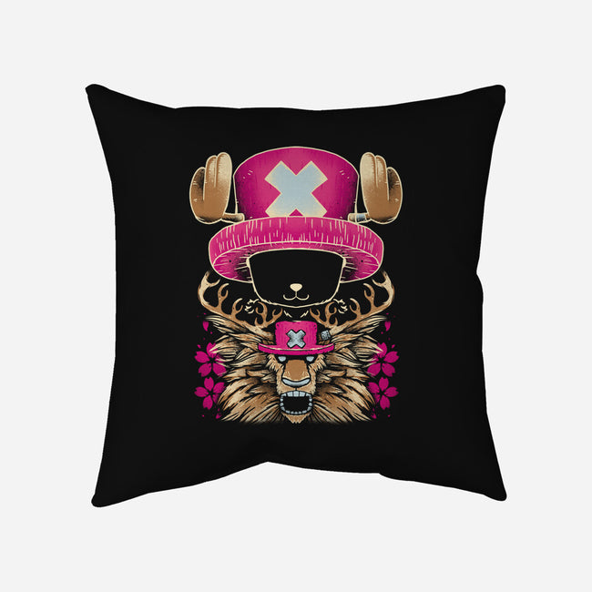 Monster Inside-none removable cover throw pillow-RamenBoy