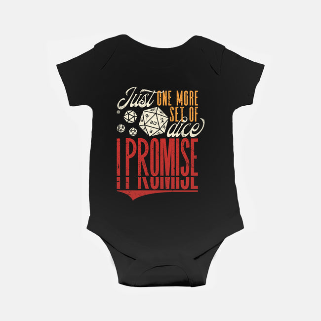 Just One More Set-baby basic onesie-ShirtGoblin