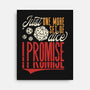 Just One More Set-none stretched canvas-ShirtGoblin