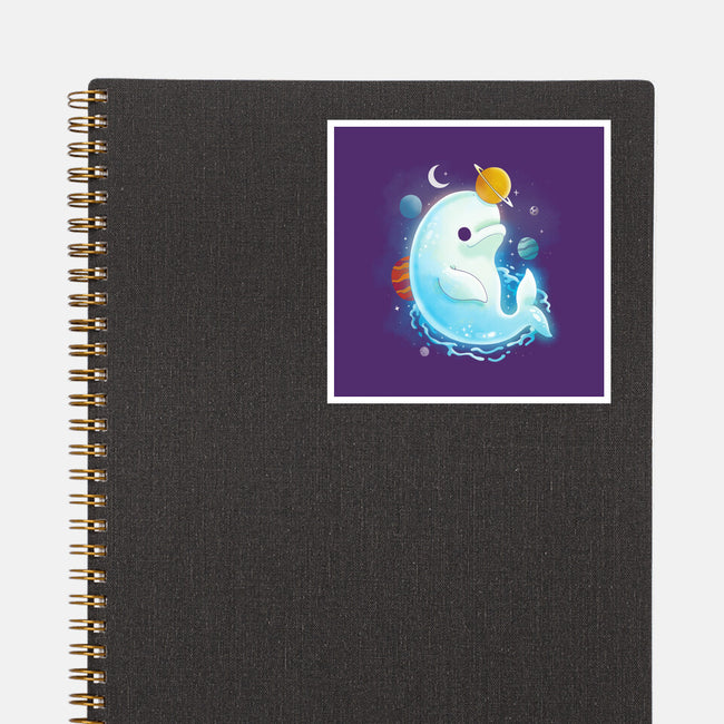 Cosmic Beluga-none glossy sticker-Vallina84