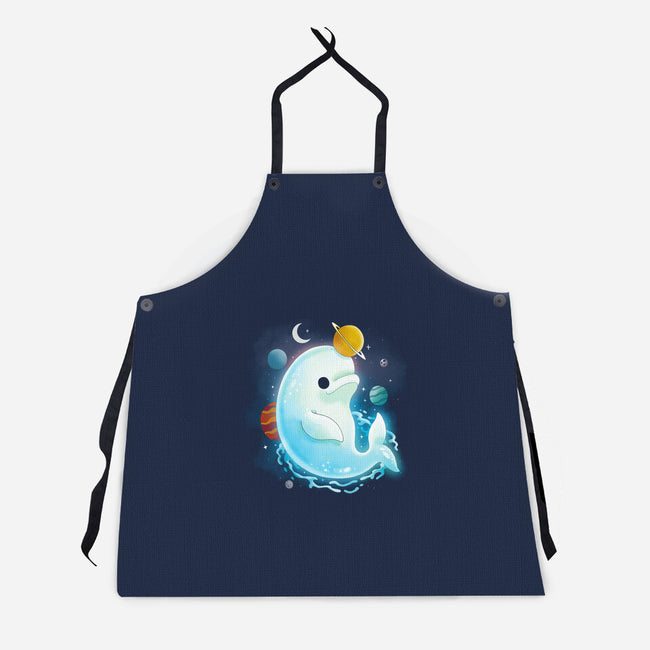 Cosmic Beluga-unisex kitchen apron-Vallina84