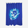Dragon Ice-none polyester shower curtain-Vallina84