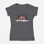 PAWNEE-womens v-neck tee-jasesa
