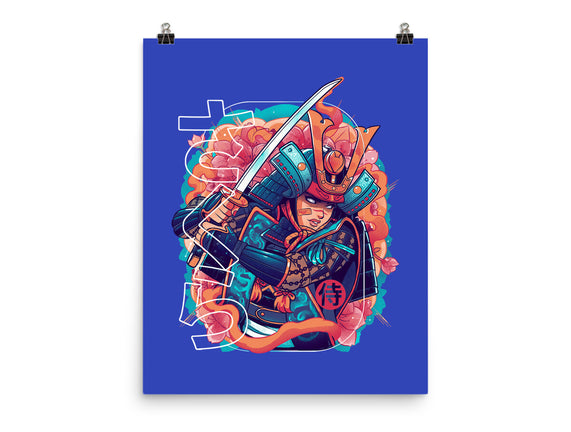 Sakura Floral Samurai