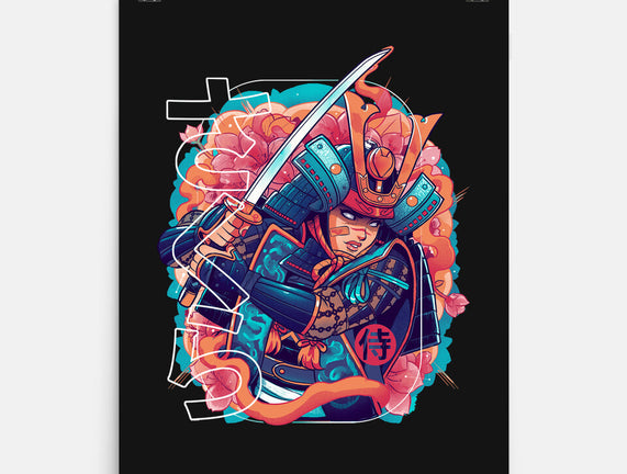 Sakura Floral Samurai