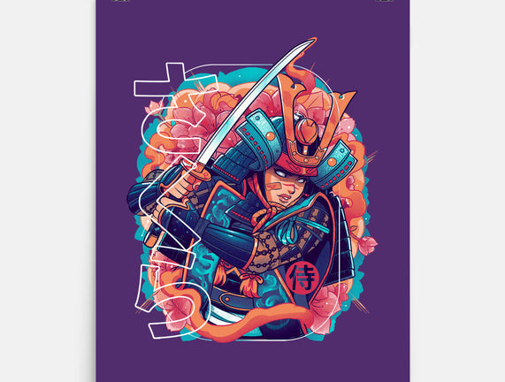 Sakura Floral Samurai