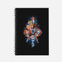 First Anime Heroes-none dot grid notebook-Skullpy