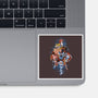 First Anime Heroes-none glossy sticker-Skullpy